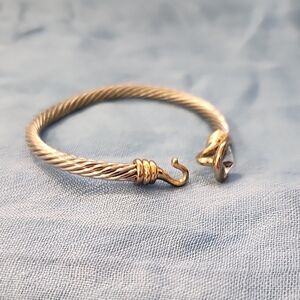 Gold Twisted Cable Bracelet